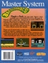 Sega  Master System  -  Battlemaniacs (Back)